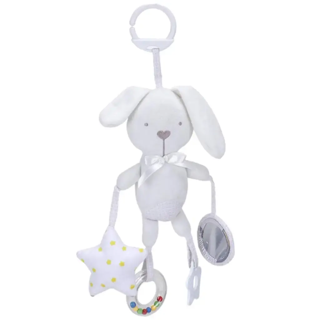 Peluche conejo multi sonajero estimulación