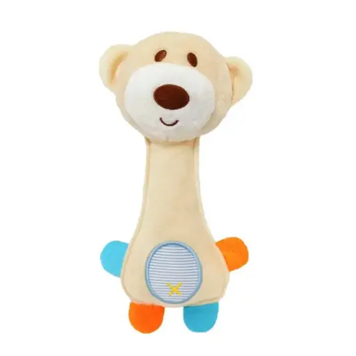 Hermoso peluche sonajero para bebe osito 20 CM